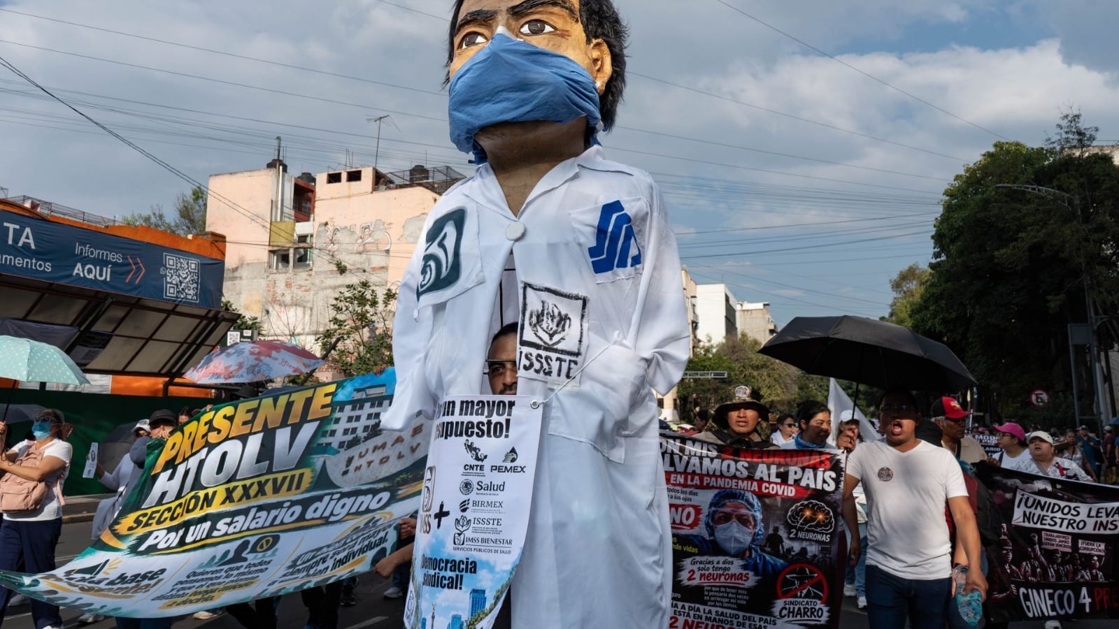Metro CDMX, Pemex e ISSSTE se suman a las movilizaciones de trabajadores del IMSS
