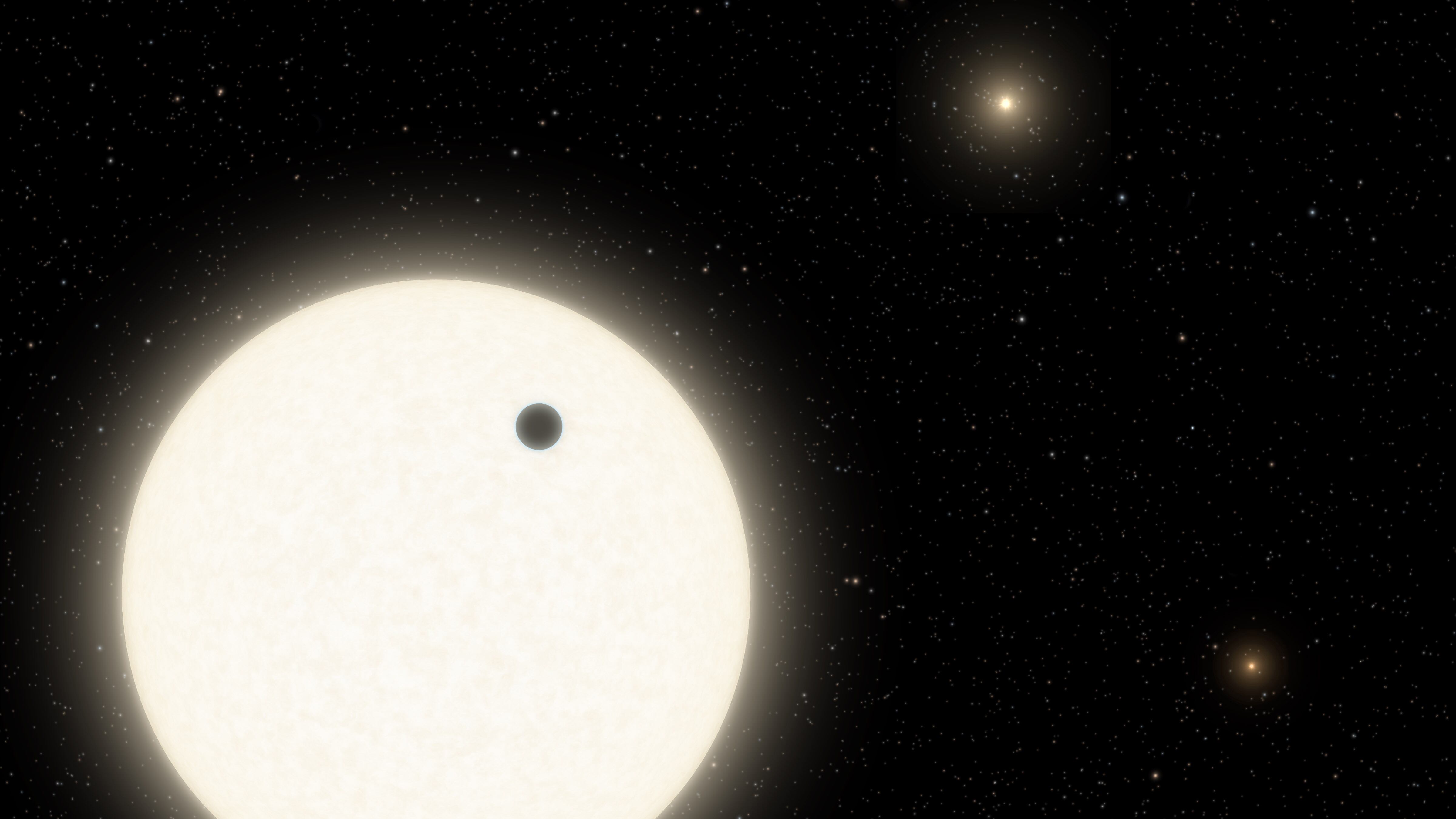 NASA encuentra planeta en sistema solar con 3 estrellas