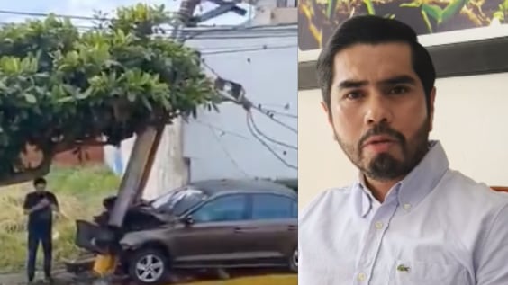Rafael Aguilar, alcalde electo de Yanga, choca en Veracruz y lo acusan de conducir ebrio