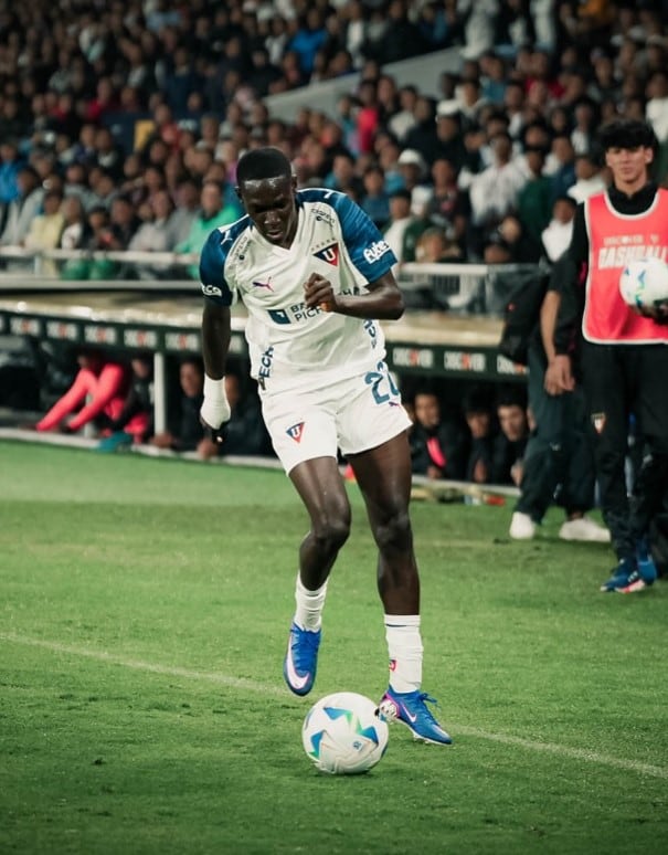 Josué Caicedo, futbolista de Ecuador