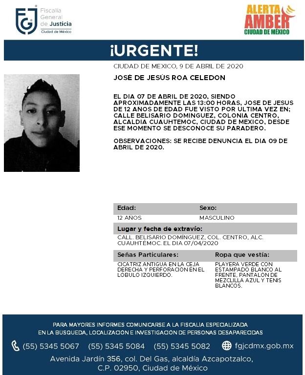 Ficha de búsqueda de José de Jesús.