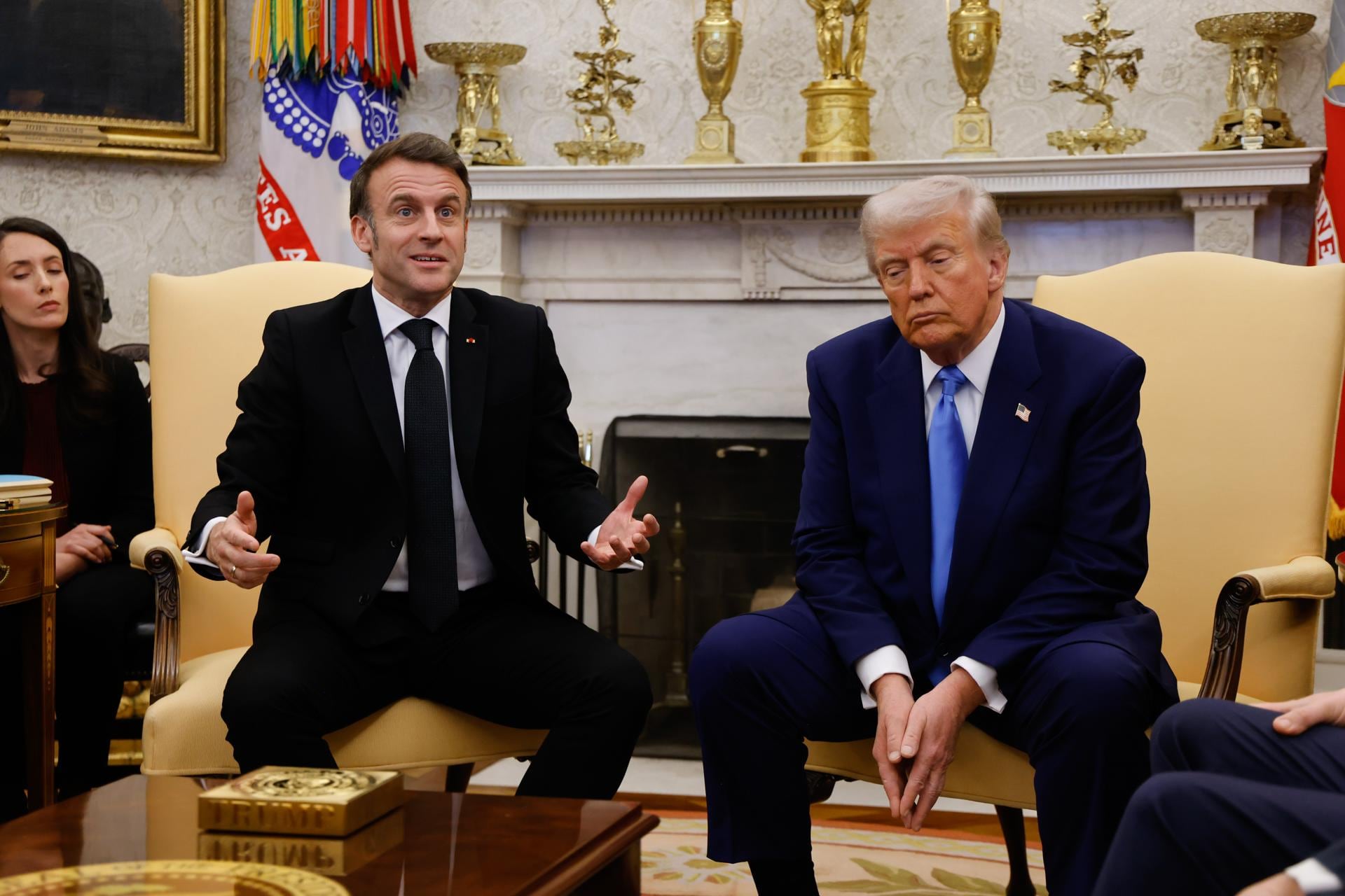 Donald Trump y Emmanuel Macron