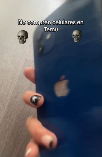 Compró un iPhone en Temu y al prenderlo se llevó la peor decepción