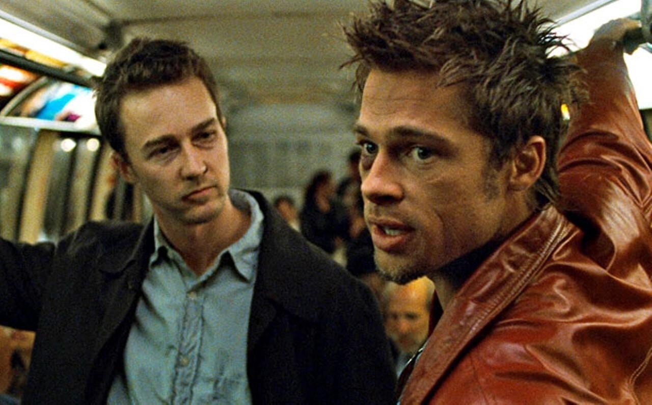Brad Pitt y Edward Norton en ‘El club de la pelea’