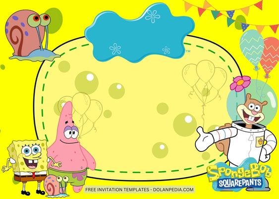 Tarjetas de Bob Esponja de cumpleaños