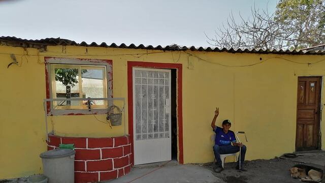 Don Goyo en su hogar