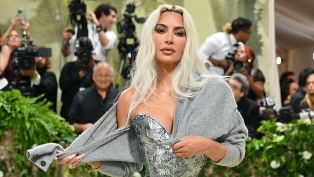 Kim Kardashian en la Met Gala 2024