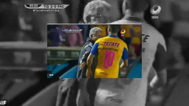 El Tuca disfrutó de los goles y del hunor del francés. Tigres ganó 2-1 a Pachuca.