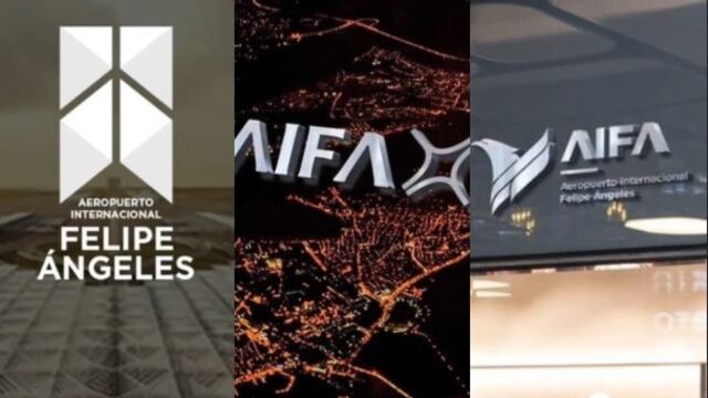 Logos ganadores del Aeropuerto Felipe Ángeles