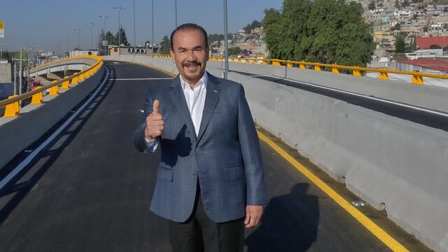 Pedro Rodríguez inaugura puente vehicular El Árbol