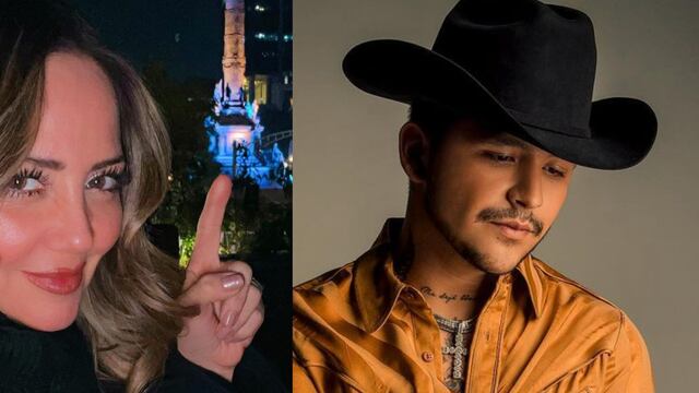 Andrea Legarreta y Christian Nodal