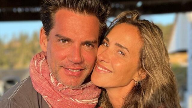 Cristian de la Fuente y su esposa