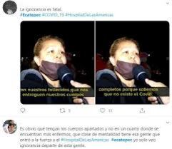 Afirma que no existe el coronavirus.