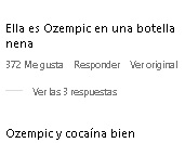 Fans de Christina Aguilera ven que consume Ozempic.