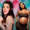 Karely Ruiz desnuda con pintura encima, está a días de conocer a su bebé
