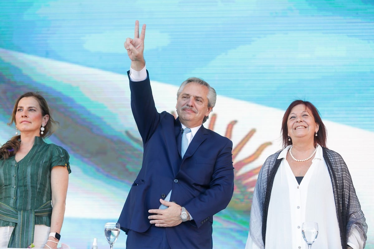 Beatriz Gutiérrez se reúne con Alberto Fernández