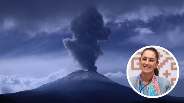 Claudia Sheinbaum fue cuestionada sobre la caída de ceniza en CDMX