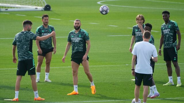 Real Madrid entrenando
