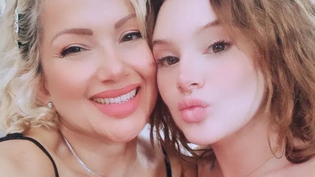 Briggitte Bozzo y su mamá