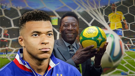 Mbappé llega a 14 goles en Mundiales y supera a Pelé