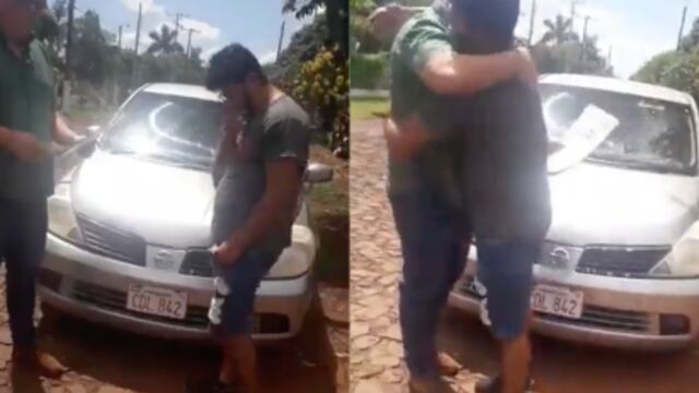 Ganador devuelve carro de rifa