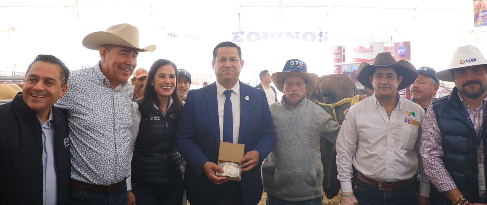 Diego Sinhue Rodríguez inaugura encuentro de ganaderos