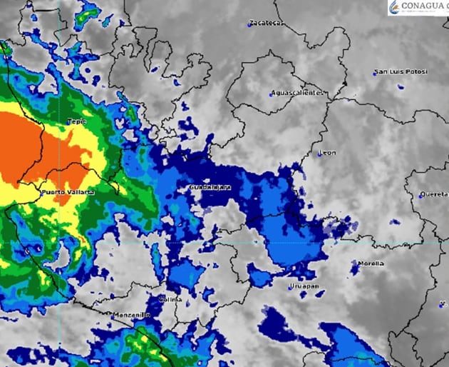 Huracán Blas categoría 1