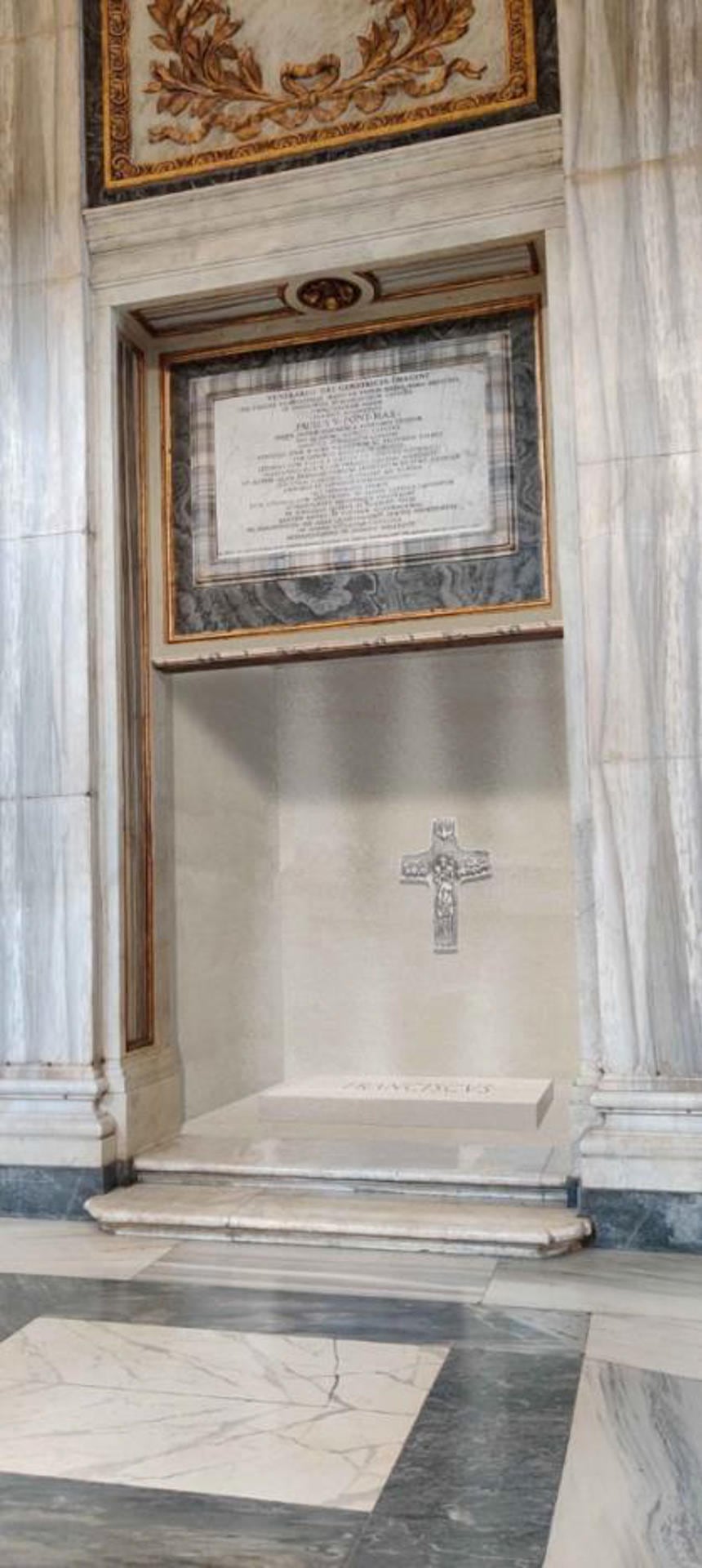Así será la tumba del Papa Francisco en la en la basílica de Santa María la Mayor