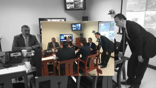 El Jefe de Gobierno del Distrito Federal, Miguel Ángel Mancera Espinoza, se reunió con su gabinete de seguridad en las instalaciones de C4.