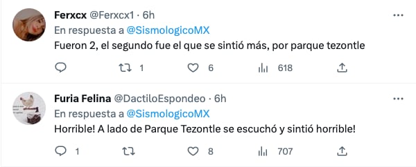 Dos micro sismos despertaron a vecinos de Iztacalco