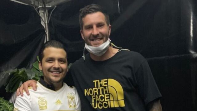 Christian Nodal y André-Pierre Gignac