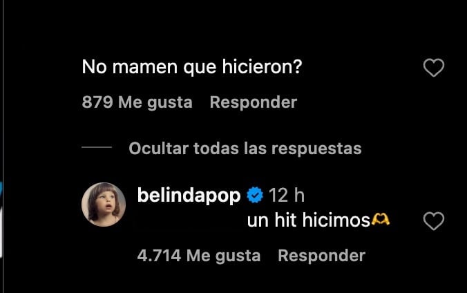 Belinda reacciona a la crítica a Frijolero con Snow Tha Product.