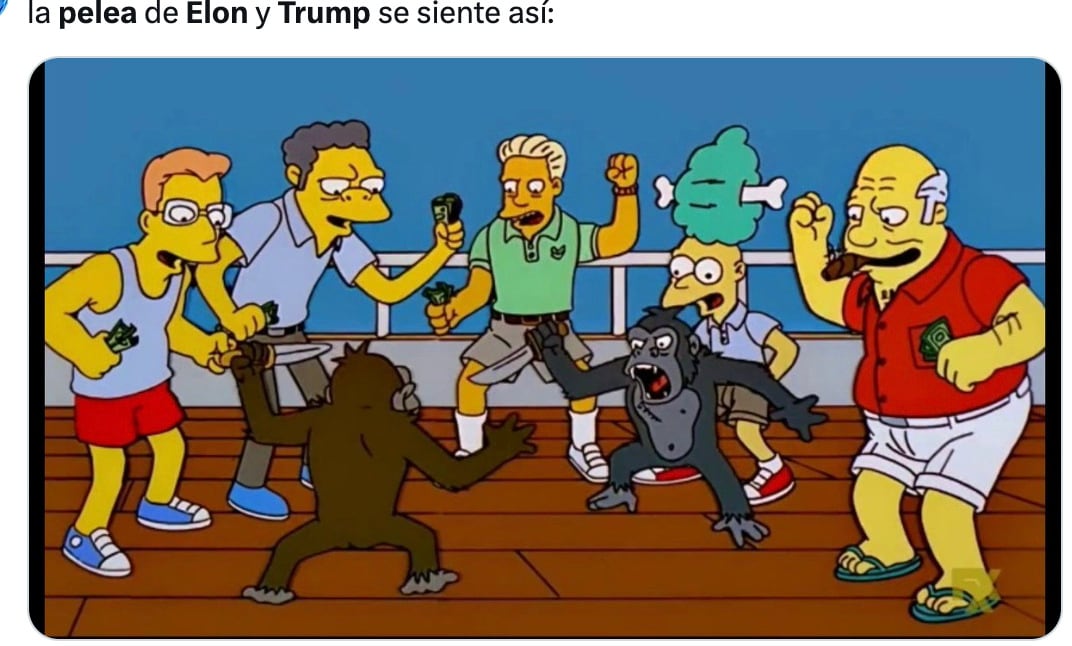 Memes de la pelea entre Elon Musk y Donald Trump
