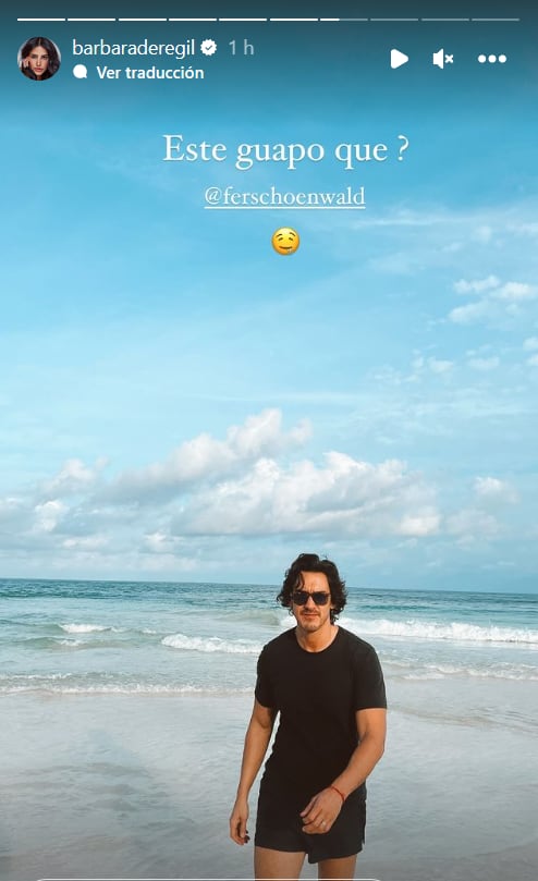 Bárbara de Regil presume a su esposo