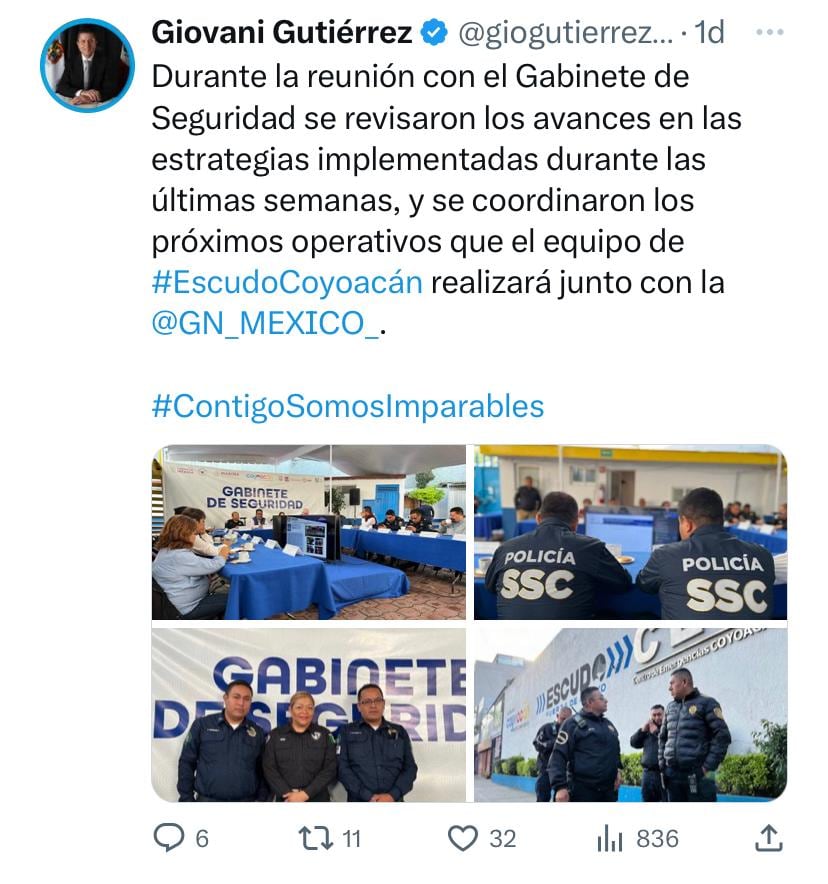 Giovani Gutiérrez vía X (antes twitter)/ captura de pantalla