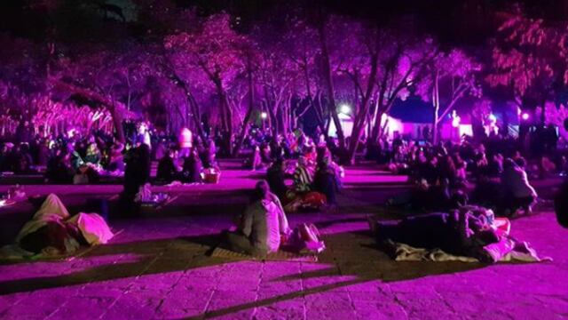 Picnic en Chapultepec.