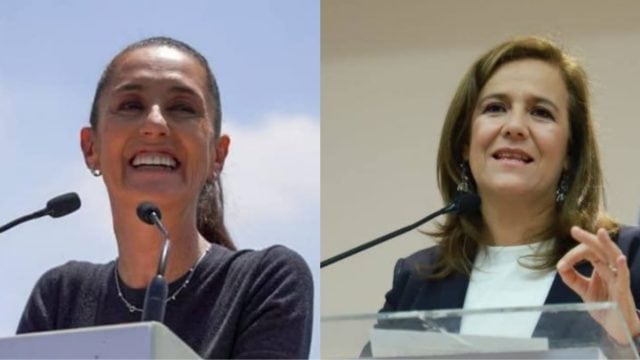 Claudia Sheinbaum y Margarita Zavala