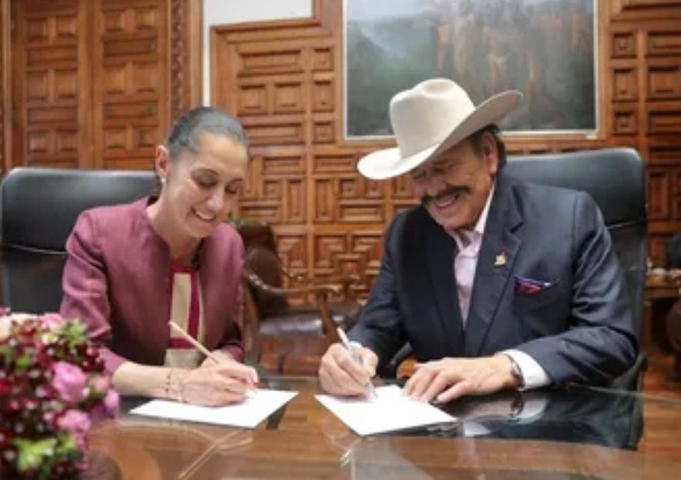 Armando Guadiana y Claudia Sheinbaum