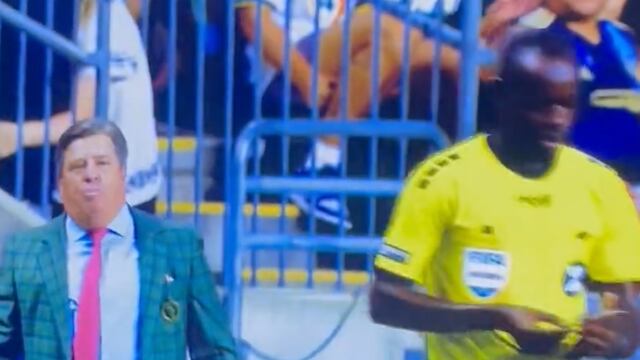 Miguel Herrera insulta a árbitro