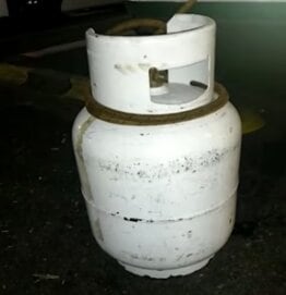 Robo de tanque de gas