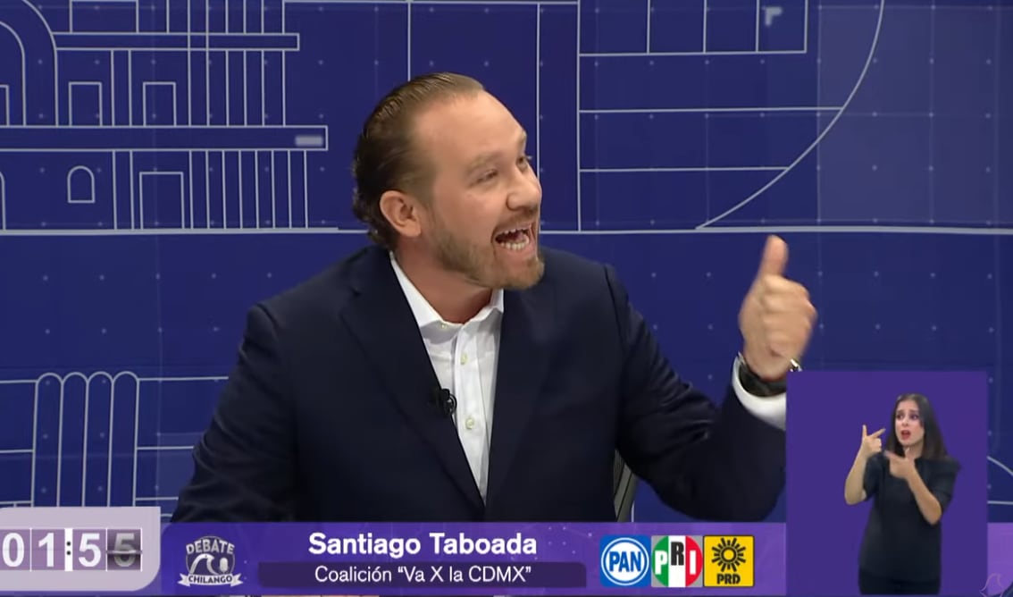 Clara Brugada y Santiago Taboada pelean por el tema del agua