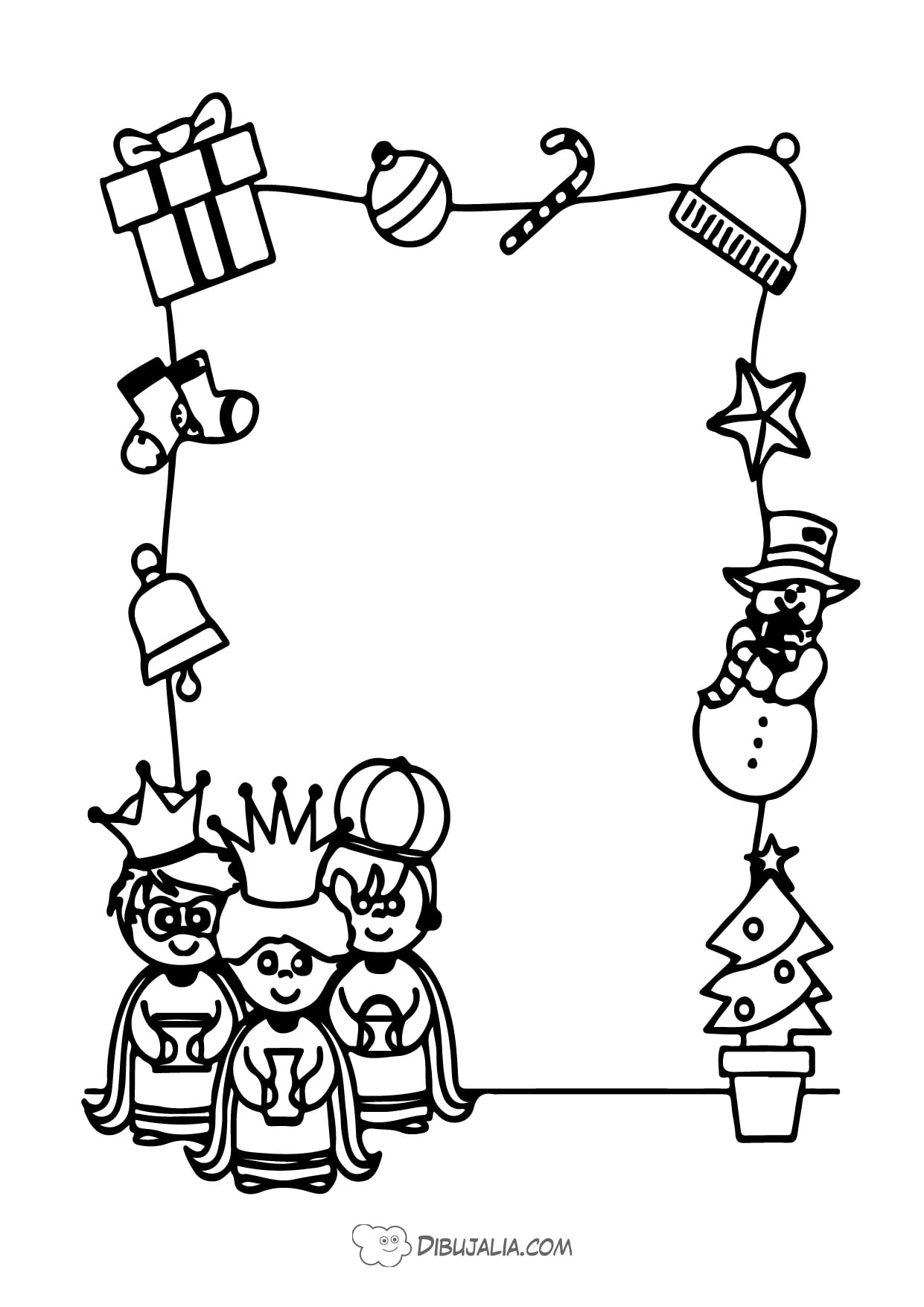 Carta a los Reyes Magos para colorear: 5 bonitas plantillas que puedes imprimir