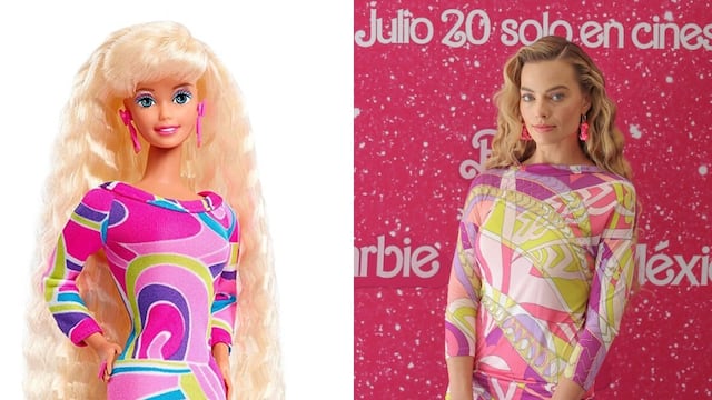Margot Robbie y la Totally Hair Barbie