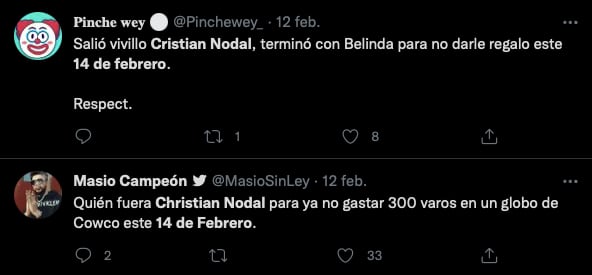 Los mejores memes de Christian Nodal para este 14 de febrero