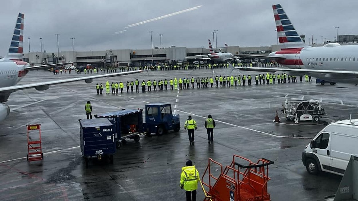El horrible accidente en el aeropuerto de Charlotte, Estados Unidos, que implicó American Airlines