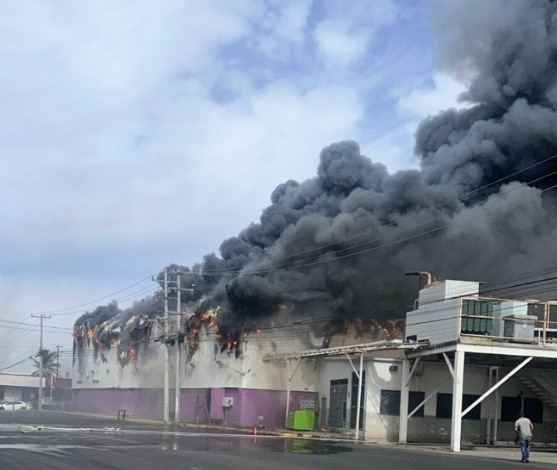 Incendio en Culiacán, Sinaloa, hoy 16 de enero