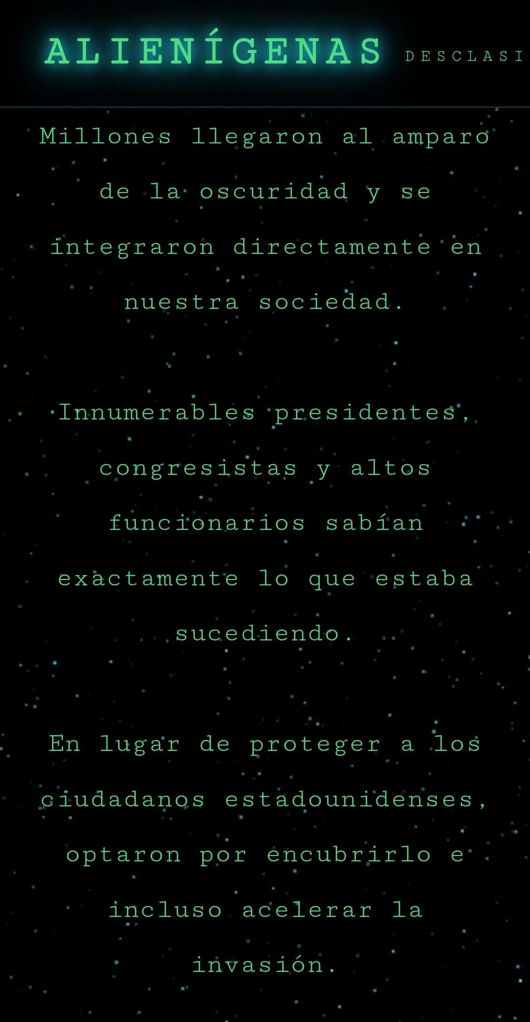Alien.gov es el dominio de la Casa Blanca que compara migrantes con extraterrestres