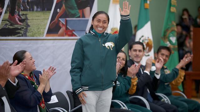 La atleta mexicana Lupita González.