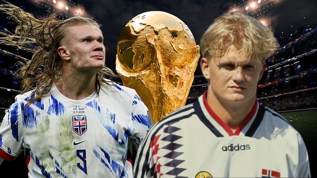 El día en que el papá de Erling Haaland disputó un Mundial con Noruega