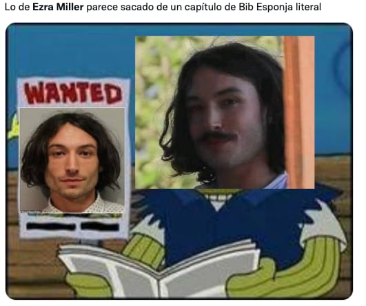 memes de Ezra Miller y su nuevo aspecto